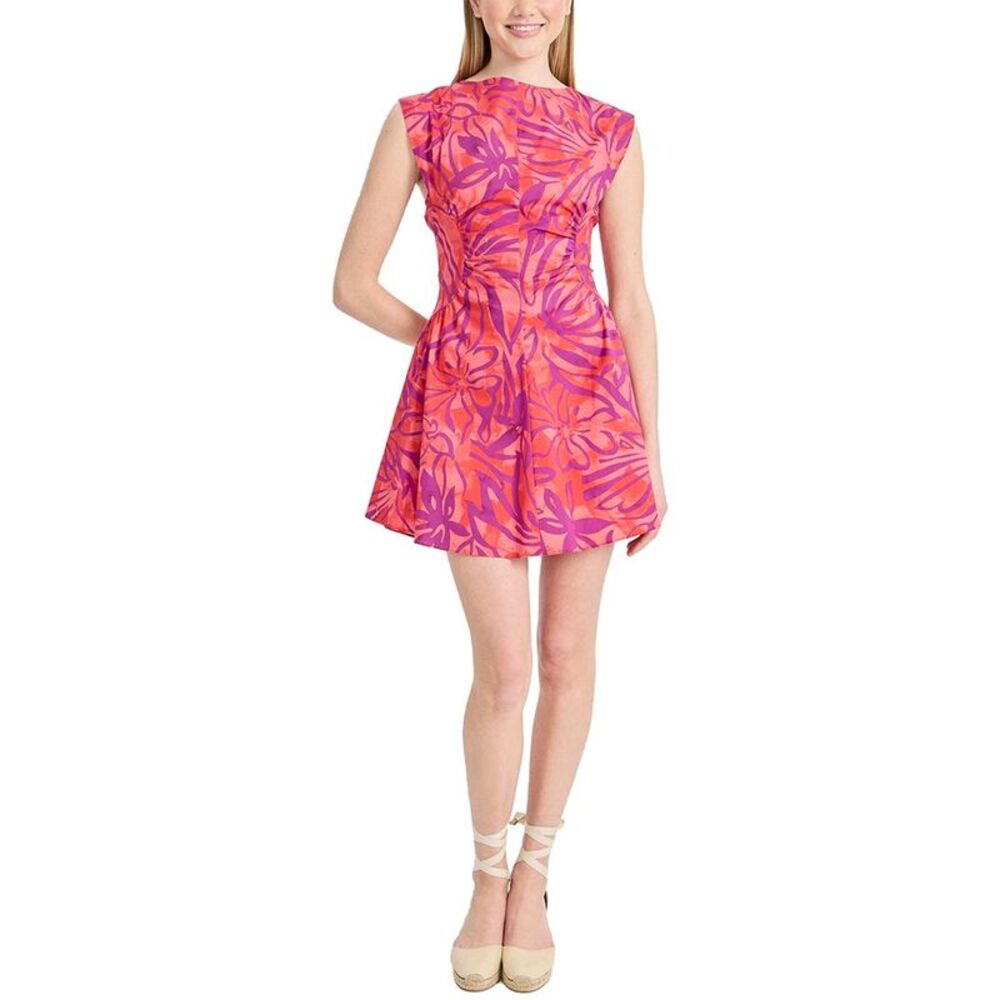 Donna Morgan Womens Mini Dress, Coral